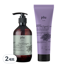 플루 테라피 바디워시 바질 유칼립투스 500g + 로션 베르가못 라벤더 200ml, 2세트