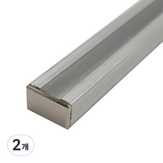 오빌 基本款掛畫軌道 1m, 銀色, 2個