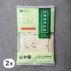 영자어묵 밀가루 0% 야채 사각어묵, 300g, 2개