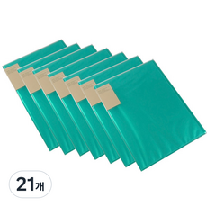 드림산업 데이터컬렉터 클리어화일 A4 20매, 그린, 21개