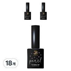 JIN.B I'BE 免擦拭珠光上層凝膠, JBPR-PT, 18個, 11ml
