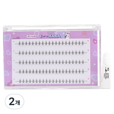 IHara 橫向5排Under Deja Vu假睫毛, 2個, 黑色