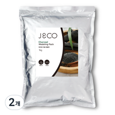 제이엔코 모델링팩 챠콜 1kg, 2개, 1개입