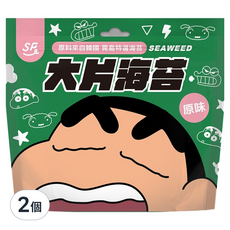 Shinchan 蠟筆小新 大片海苔 原味, 30g, 2個