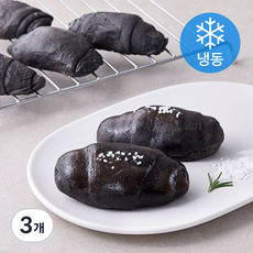베이켓 유니온트리 통버터 먹물 알프스 소금빵 생지 (냉동), 70g, 4개입, 3개