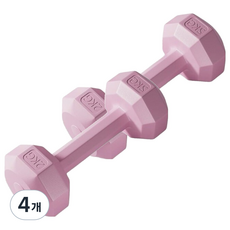 코레시스 예쁜 파스텔톤 홈트용 아령 핑크, 4개, 2kg