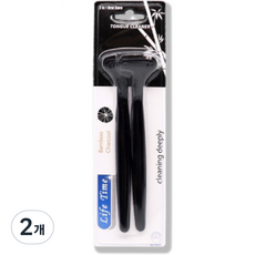 Lutz 舌苔清潔器 黑色 16.3cm 2入, 2個