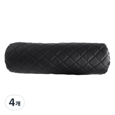 네임드컴퍼니 Origin 원통형 목쿠션 NA047, 블랙, 4개