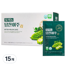 지비엠에스 국내산 유기농 당찬 여주즙, 1.8L, 15개