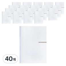 ECO Chungwoon 彩色Chip圓角文件夾 A4, 透明色, 40個