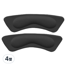 FANCY LIFE 腳跟防磨貼 海綿A款 黑色, 3g, 2片, 4雙