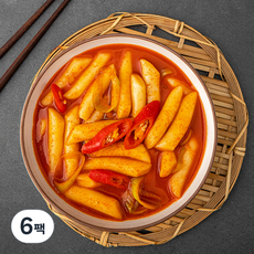 오분떡볶이 완전매콤3, 370g, 6팩