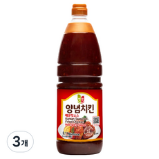 첫맛 양념치킨 매운맛소스, 2.1kg, 3개