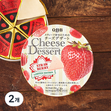 QBB 스트로베리 치즈디저트, 90g, 2개, 1개입