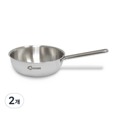 키친아트 퀸 통오중 스텐레스 궁중팬, 20cm, 2개
