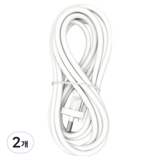 코텍스 파워코드, 3m, 화이트, 2개