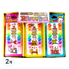 쥬크박스 꼬치색연필 18p세트 랜덤 발송, 3색, 2개