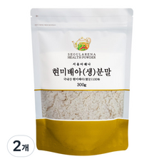 서울아레나 현미배아 생 분말 국내산, 300g, 2개