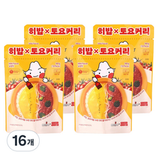 히밥바비 토요커리 순한맛, 180g, 16개