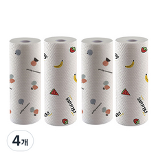 土耳其 ABM 可水洗抹布巾 隨機出貨, 4入, 4個