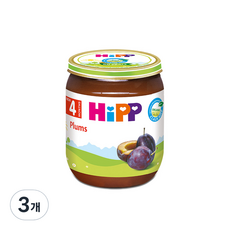 HiPP 喜寶 水果甜點副食品, 李子, 125g, 3個