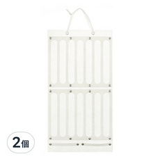 comet 髮夾收納整理板, 2個, 白色