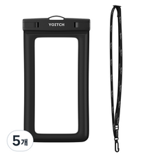 요이치 레릭 프리미엄 원터치 방수팩 YP-W300, 블랙, 5개