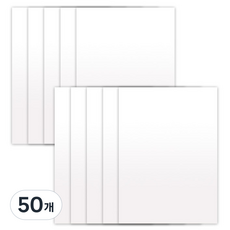 대원우드보드 A4 재단 백색 우드락 원단보드 가로 300mm x 세로 210mm, 50개, 5mm