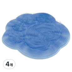 타미나요 깨끗한 풋 브러쉬 매트 블루 캣풋, 1개입, 4개, 400g