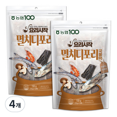 농협100 멸치디포리 국물팩, 15g, 4개