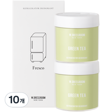 W.DRESSROOM 多麗絲 冰箱除臭劑 綠茶 正裝, 10個, 120g