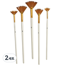 Avern 藝術家水彩油畫筆刷組 D, 2套, 2, 4, 6, 8, 12號