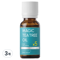 Blanc Nature 神奇茶樹精油, 3個, 20ml
