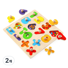 토도리브로 숫자꼭지퍼즐, 36개월이상, 2개, 상세설명 참조