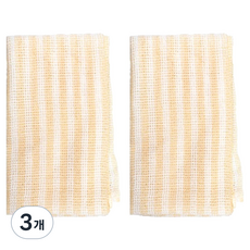 Toolif 柔軟基本款沐浴巾, 3個, 橘色, 2入