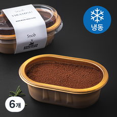 스노브 떠먹는 티라미수 (냉동), 100g, 1개입, 6개