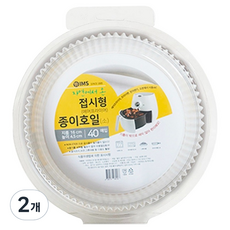 來自大自然的盤狀烘焙紙 白色, 40入, 2個, 16cm