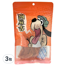 狗麻吉 寵物零食, 3包, 照燒鮮雞柳, 90g