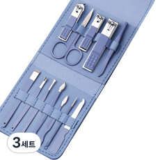 타니 손톱관리 세트 기본형, 3세트, 블루