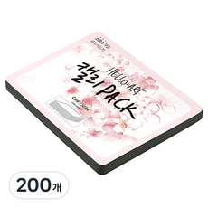 종이문화 헬로우 아트 캘리팩 두꺼운 스므스 카드 200g 32 블랙플레인, 208 x 153 mm, 200개
