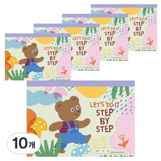hello moris 一步一步 15格 筆記本, 10個, 混合顏色