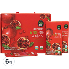 All BIO 石榴膠原蛋白果凍條, 300g, 6個