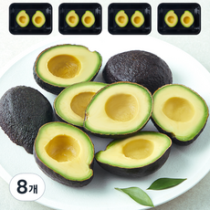 오달달 바로 먹는 그린버터 아보카도 2개입, 8개, 170g