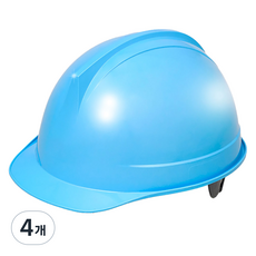 동명 투구형 안전모, 스카이블루, 4개