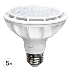 KUMHO Beongaepyo LED 集中型燈泡 15W PAR30, 5個, 白色燈體 + 白光