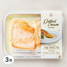 그레잇츠 간편 크림 연어구이, 200g, 3개