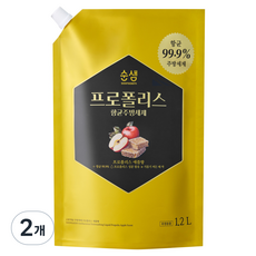 Soonsaem 蜂膠洗碗精 蘋果香, 1.2L, 2個