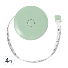 迷你捲尺 薄荷, 150cm, 4個
