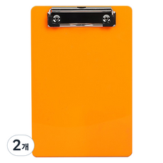 로이상점 카페 식당 메뉴판 클립보드 14.9cm x 22.2cm, A06orange, 2개