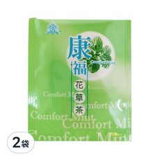 DONG JYUE 東爵好茶 康福花茶, 薄荷葉 檸檬草 甘草 1.8公克 x 100入/袋, 1.8g, 100包, 2袋
